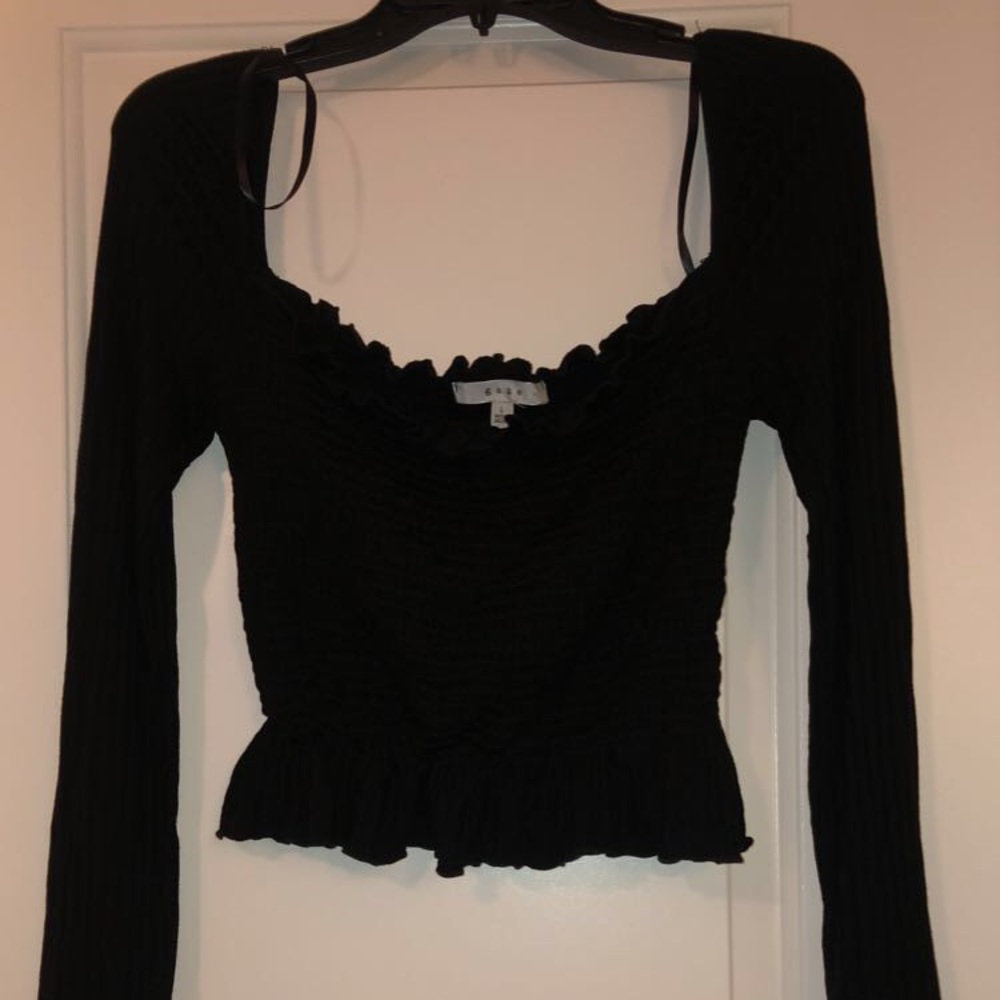 Black long sleeve top Never worn